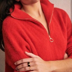 Sezane Johnny Jumper Red size small